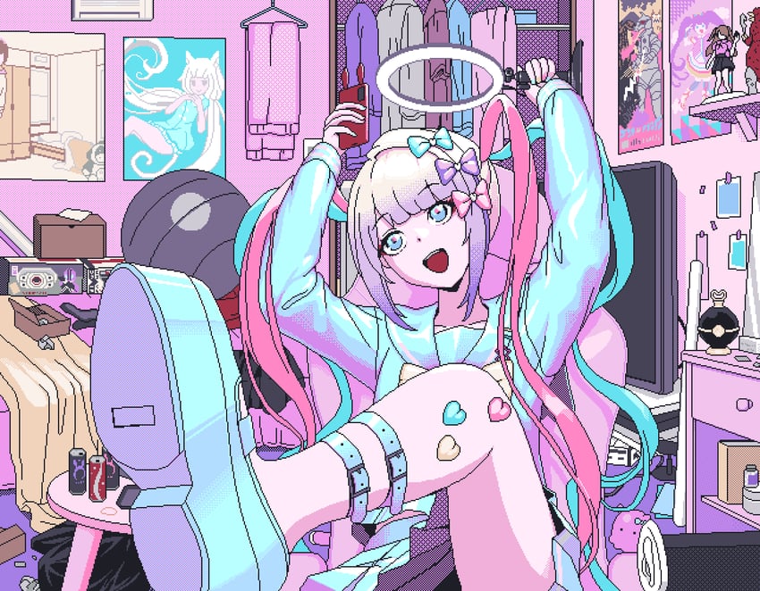 chouzetsusaikawa tenshi-chan, manaka laala, sayori, and vanilla (pretty series and 5 more) drawn by eencya and sayori_(neko_works)