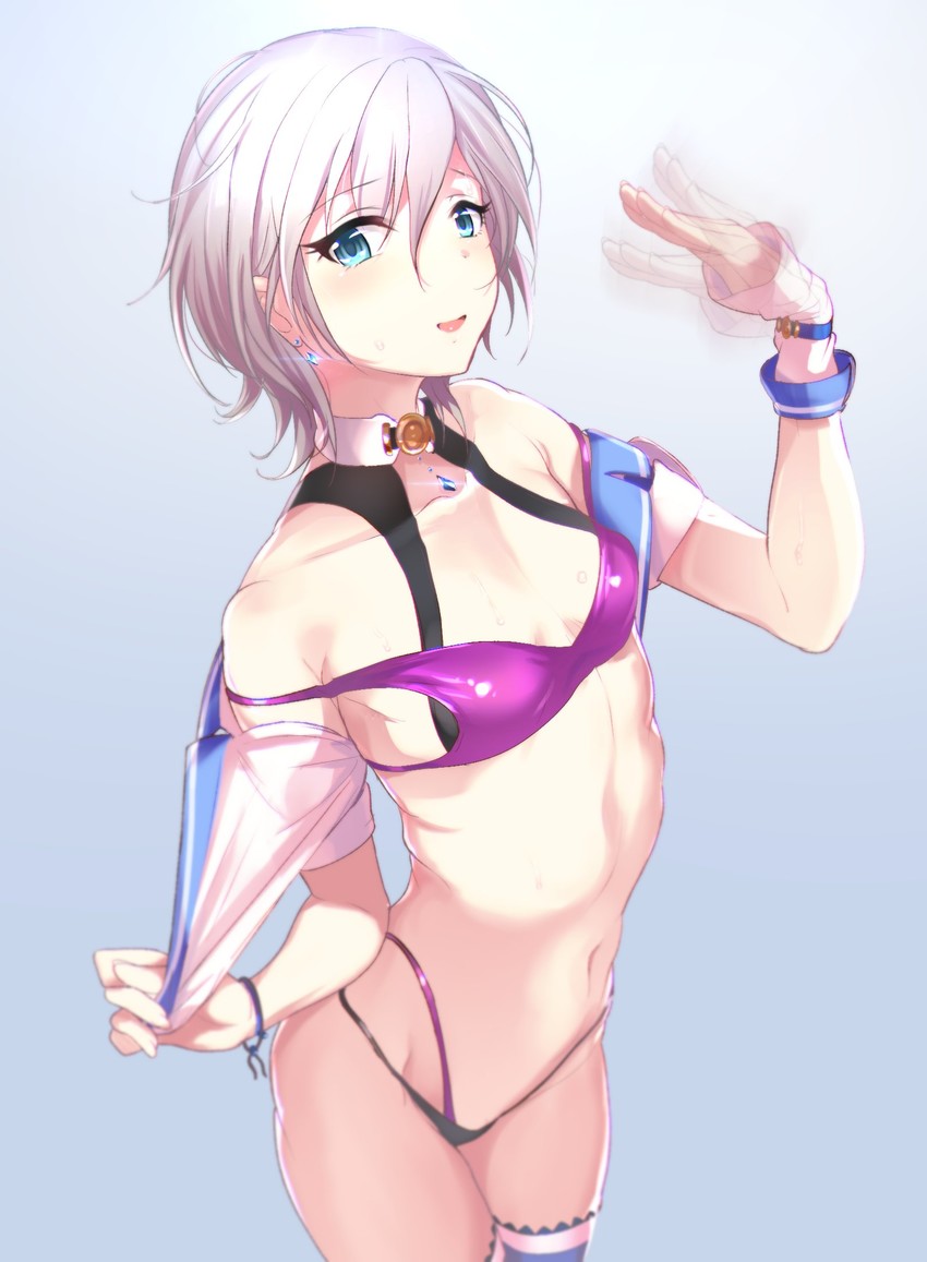 anastasia (idolmaster and 2 more) drawn by q_(ed69)