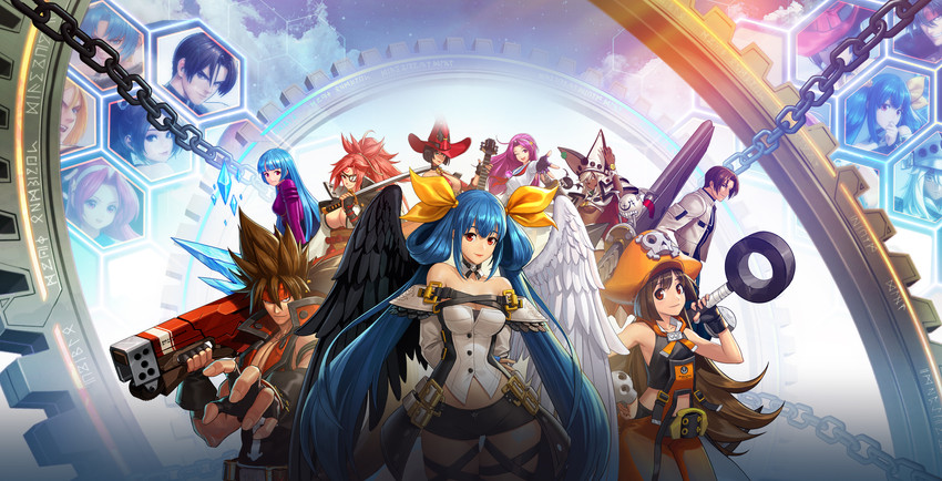 dizzy, ramlethal valentine, leona heidern, may, baiken, and 6 more (guilty gear and 6 more)