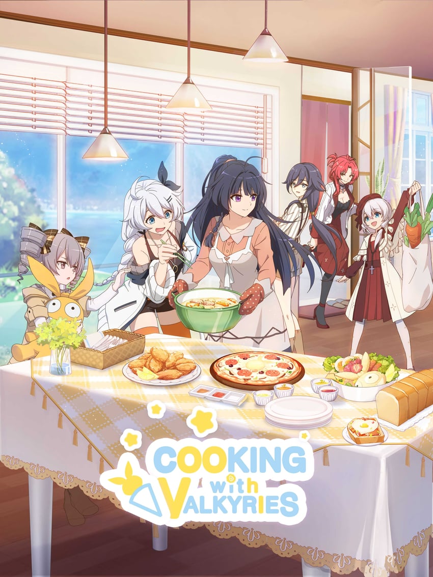 kiana kaslana, raiden mei, fu hua, bronya zaychik, theresa apocalypse, and 2 more (honkai and 1 more)