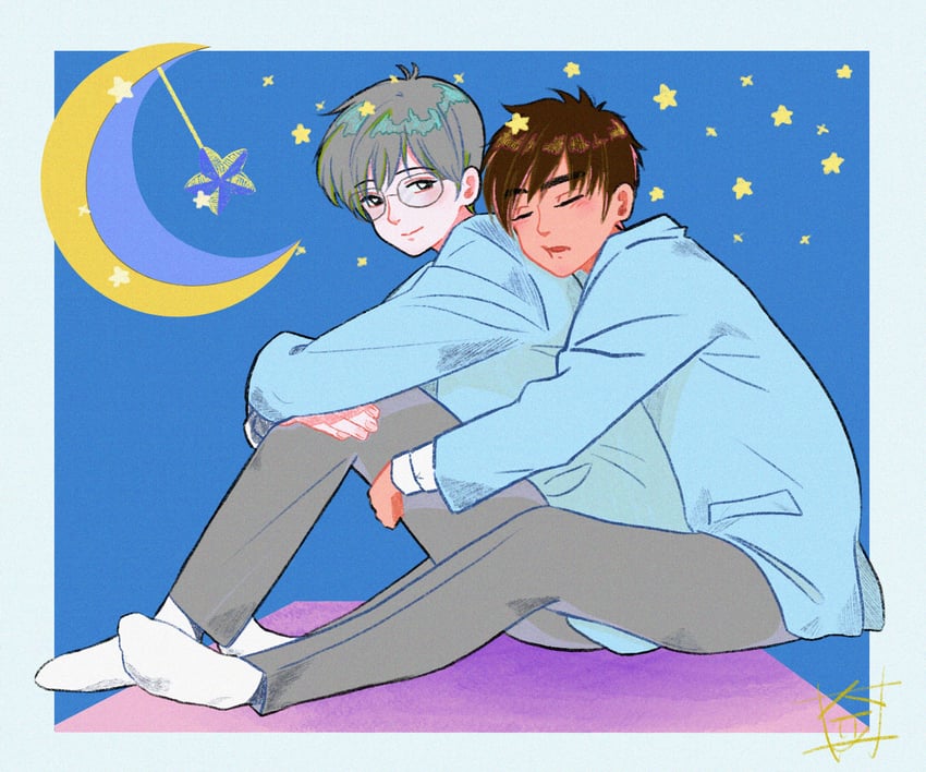 kinomoto touya and tsukishiro yukito (cardcaptor sakura) drawn by harusuke0814