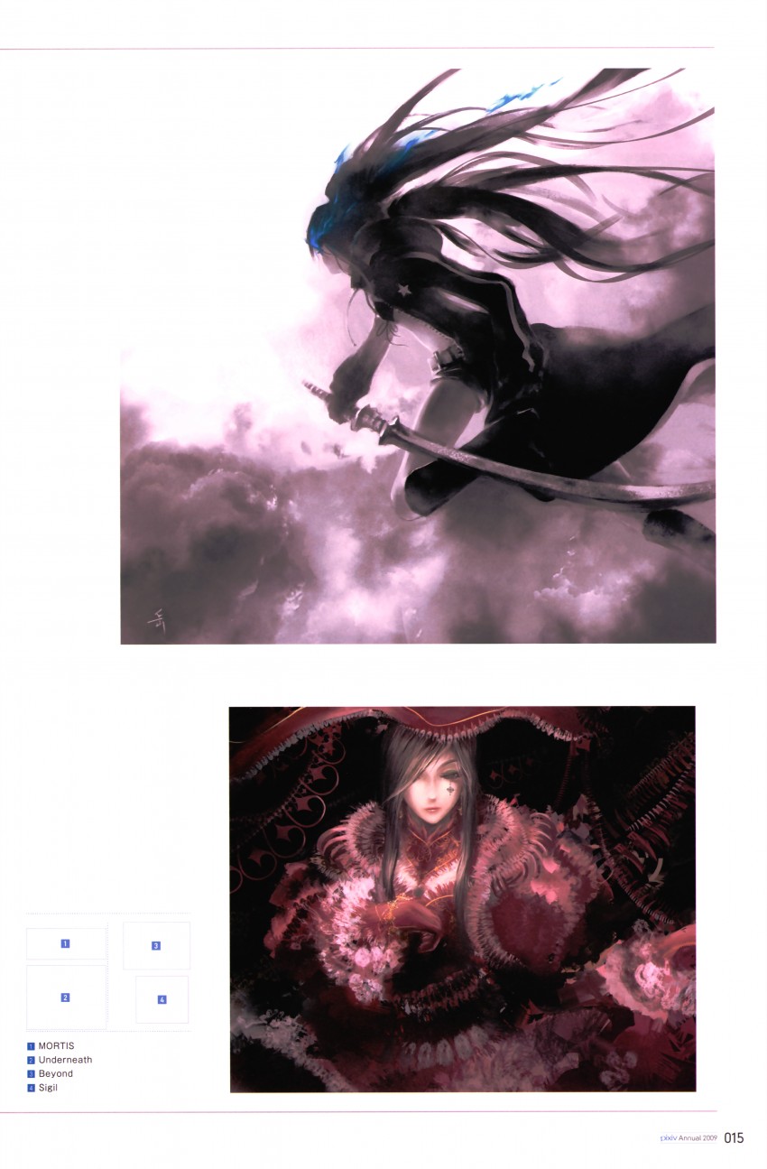 black rock shooter (original and 1 more) drawn by archlich