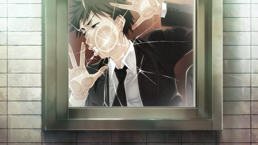 kakita hironori (chaos;child and 1 more) drawn by sasaki_mutsumi