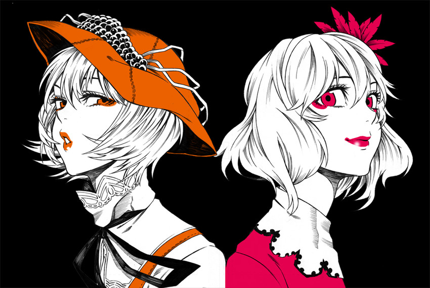 aki minoriko and aki shizuha (touhou) drawn by iro_marimo