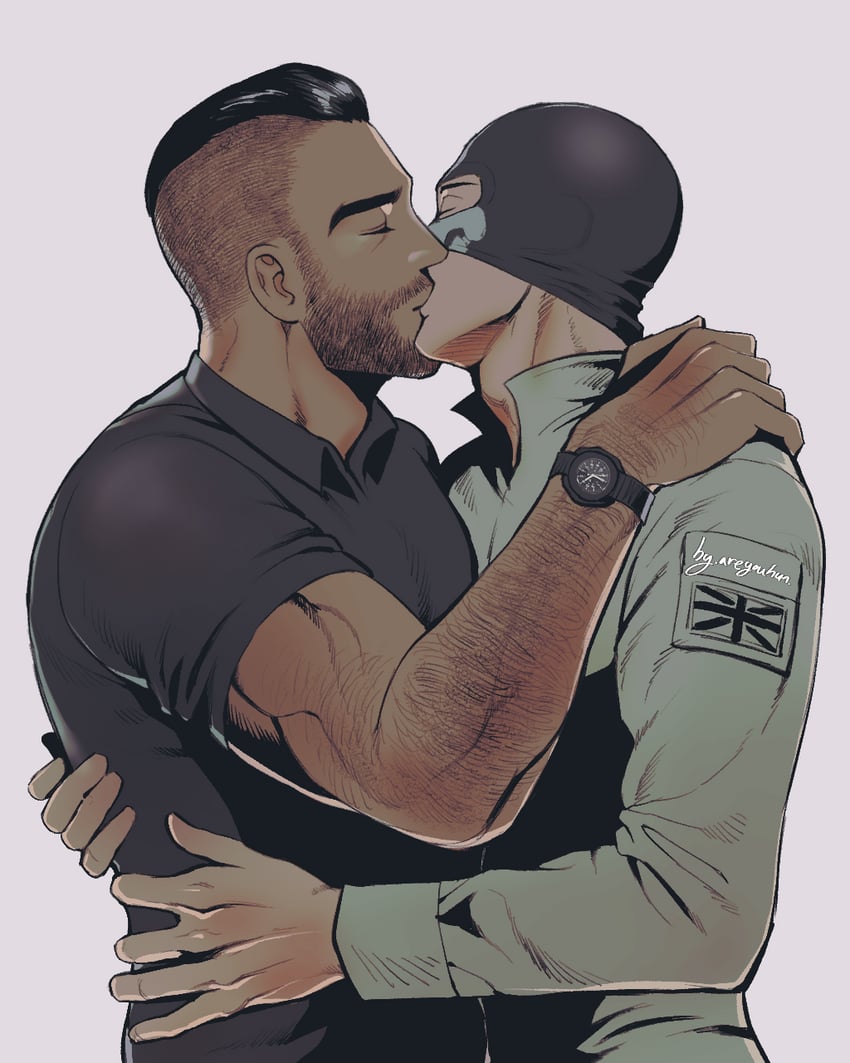 ghost, soap, and roach (call of duty and 1 more) drawn by areyouhun_(sleeplazycat)