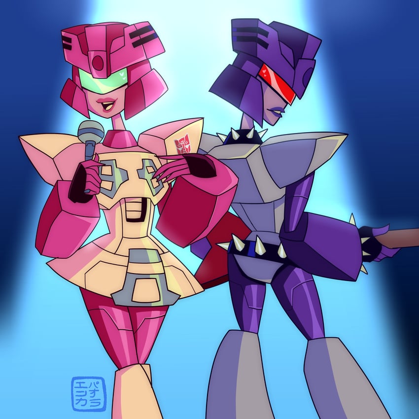 rosanna and flipsides (transformers and 1 more) drawn by kabuki-aku