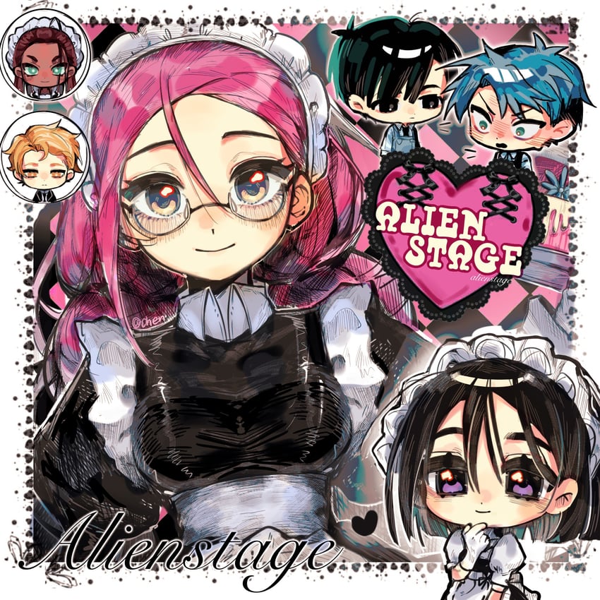 sua, mizi, till, ivan, luka, and 1 more (alien stage) drawn by bei_esi_de_chen