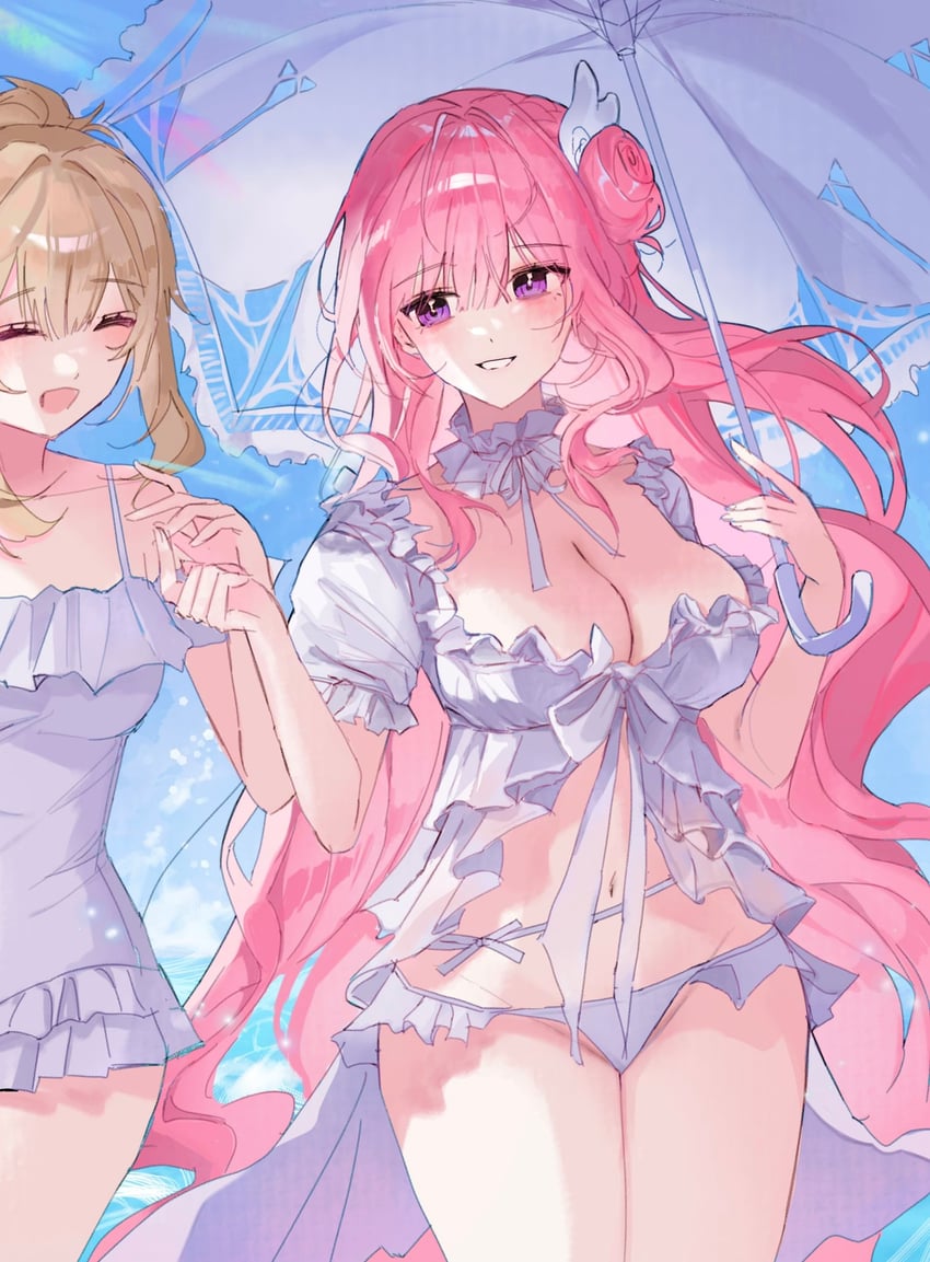 dorothy and pinne (goddess of victory: nikke) drawn by ribbcott