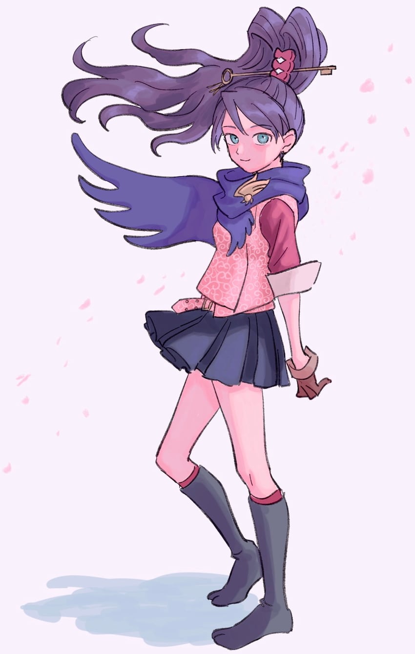 kay faraday (ace attorney and 1 more) drawn by renshu_usodayo