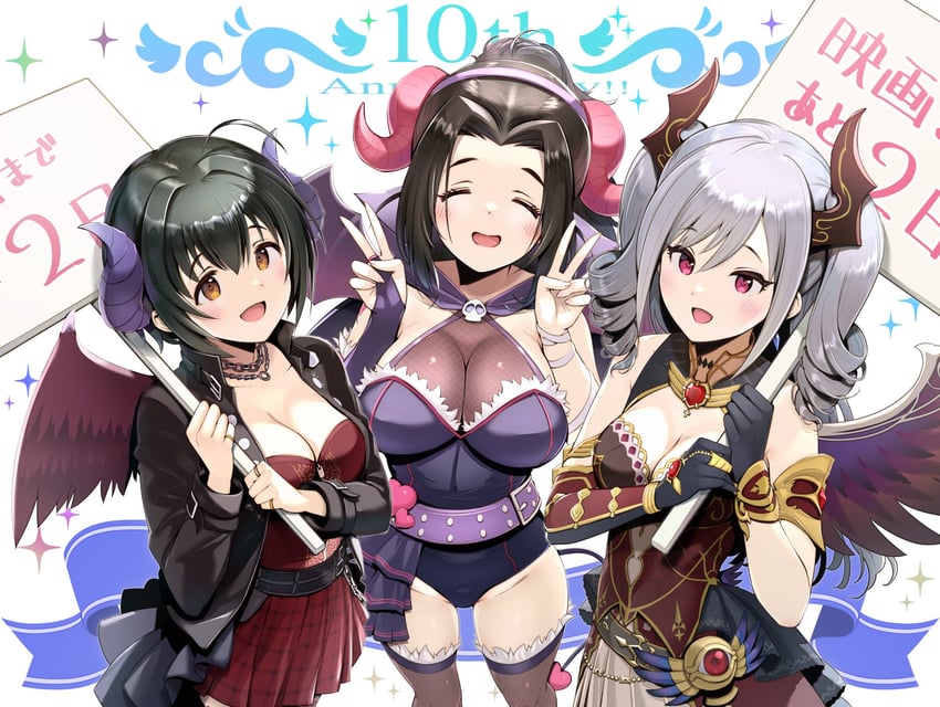 kanzaki ranko, kohinata miho, and ebihara naho (idolmaster and 2 more) drawn by toruneko