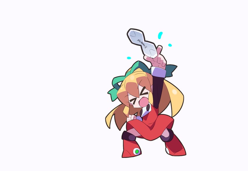 roll (mega man and 3 more) drawn by kaidou_zx