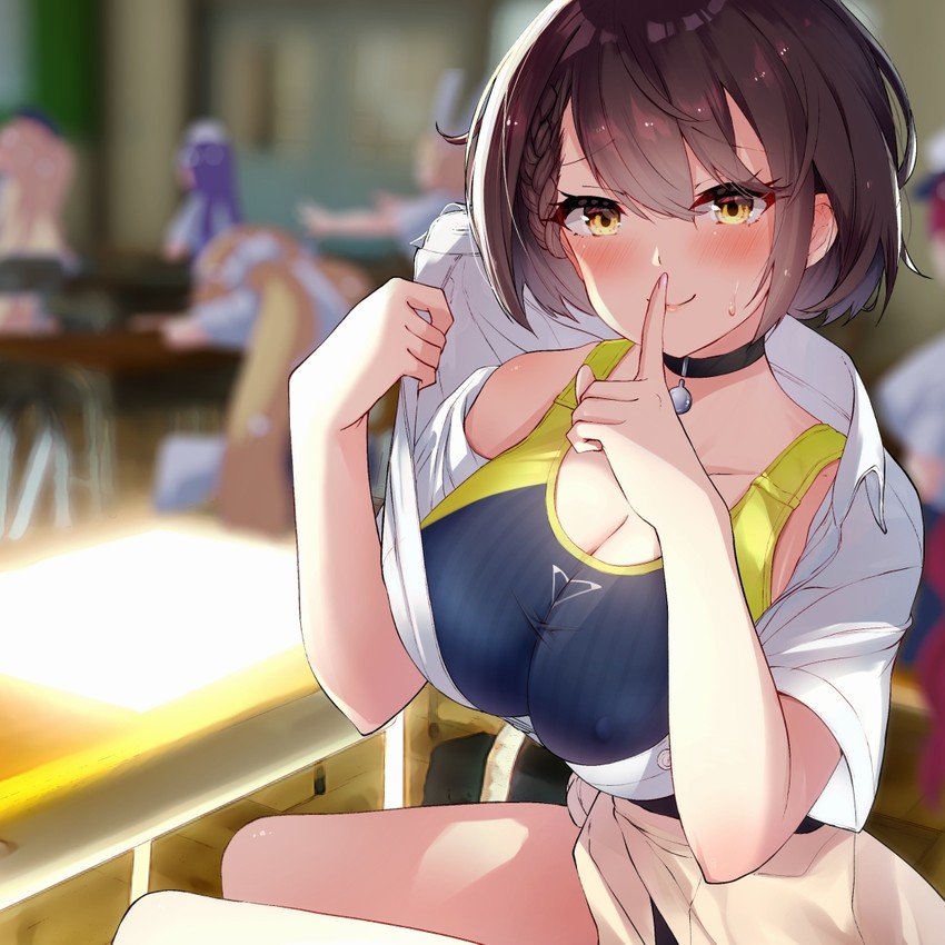 honolulu, eldridge, and baltimore (azur lane) drawn by hato_haru