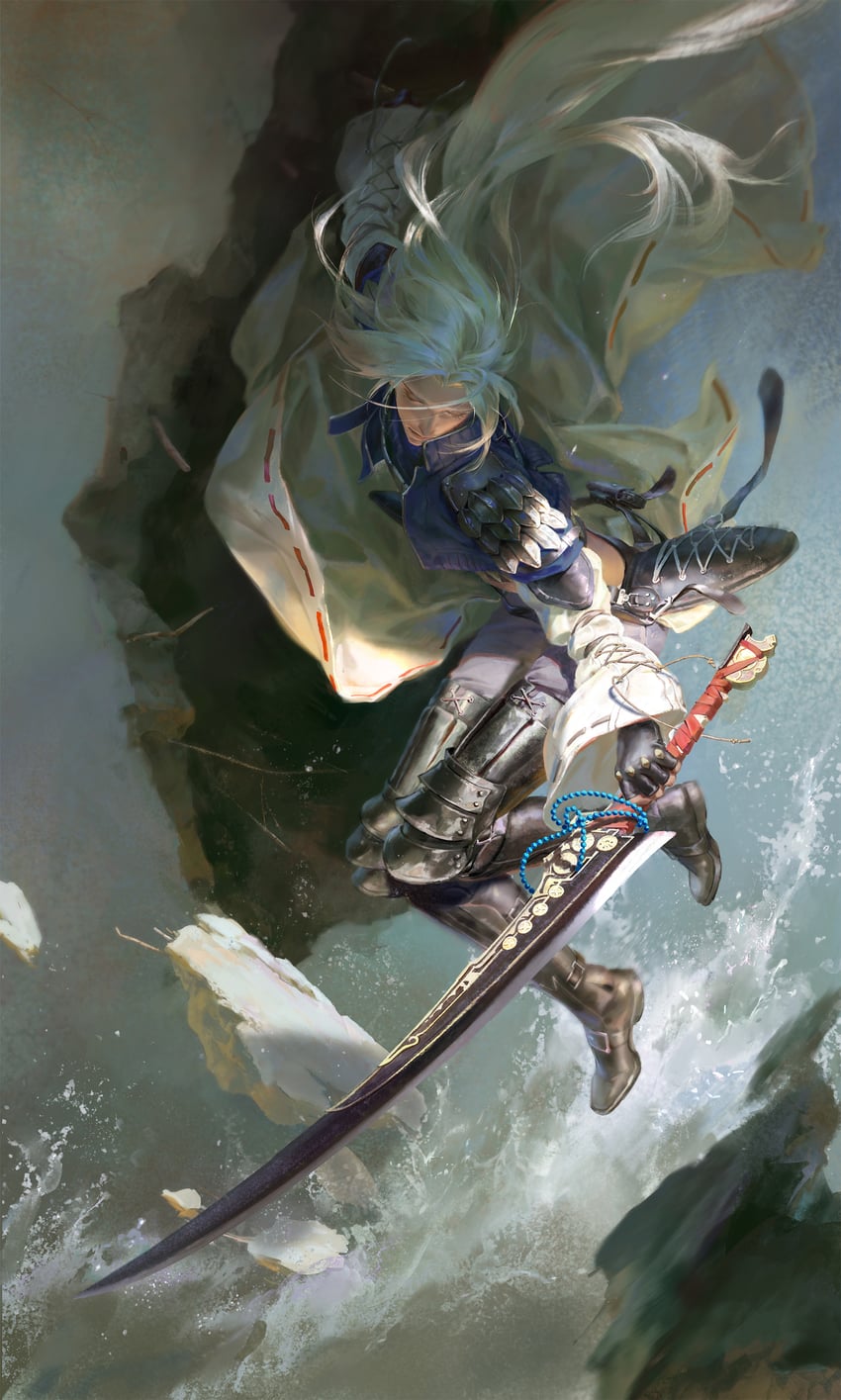 sephiroth and kuja (final fantasy and 3 more) drawn by luluzhang998873