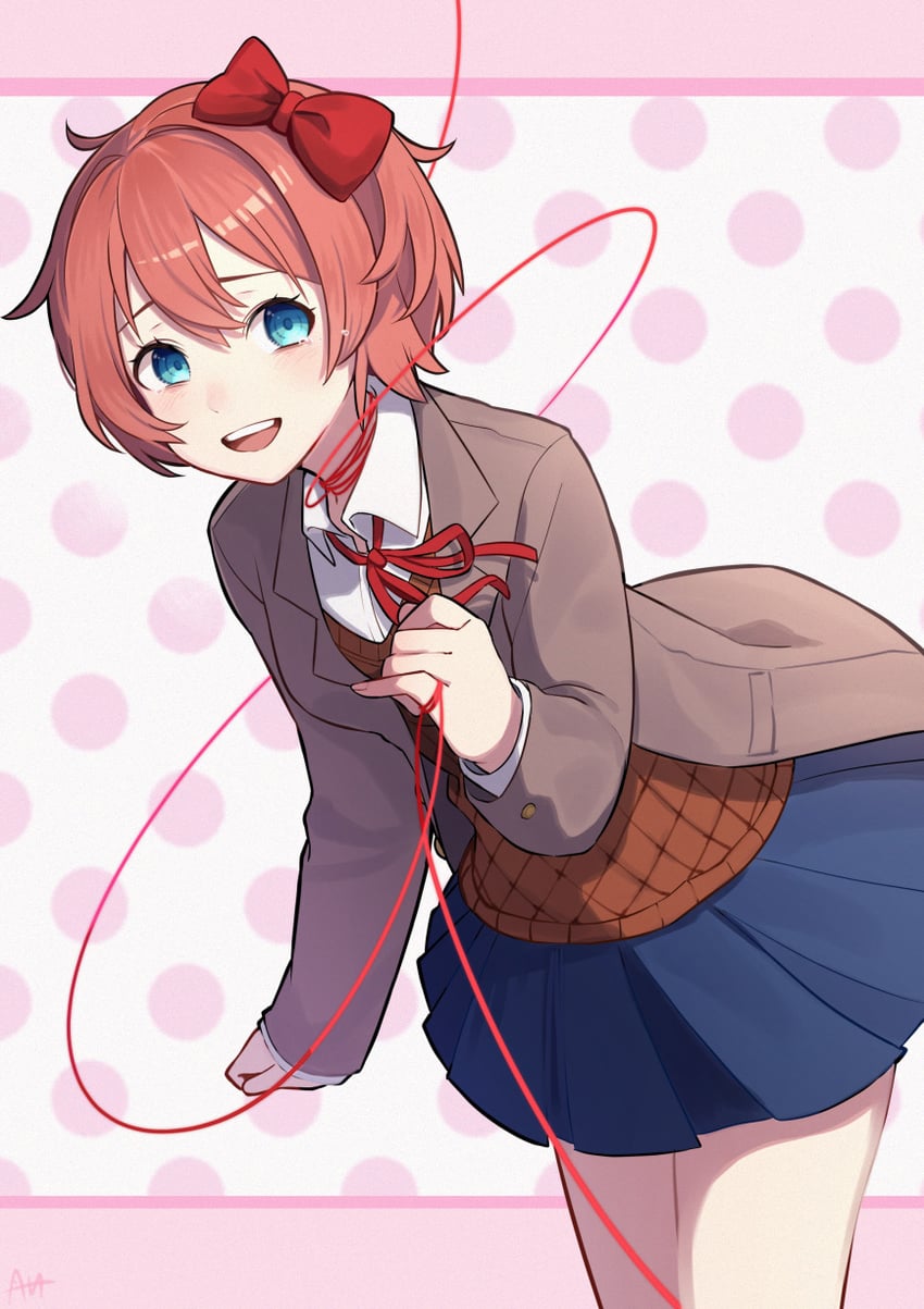 sayori (doki doki literature club) drawn by sato_(r017xts117)