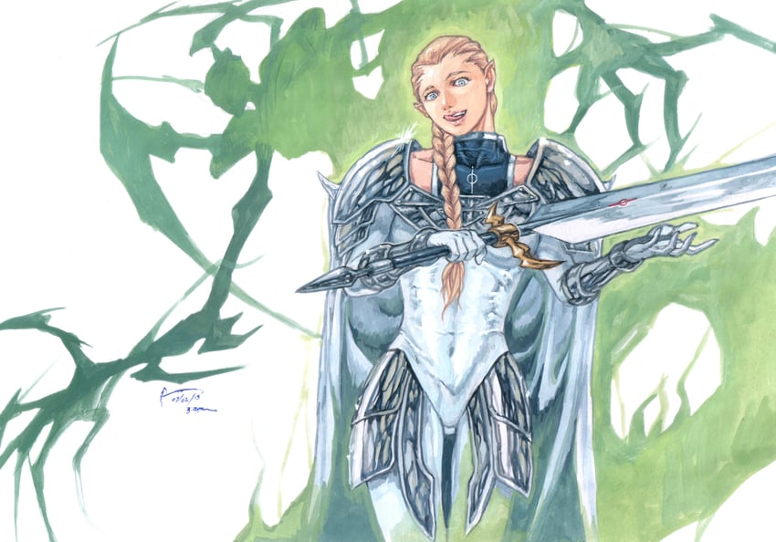 ophelia (claymore) drawn by dominic_ian_cabatit