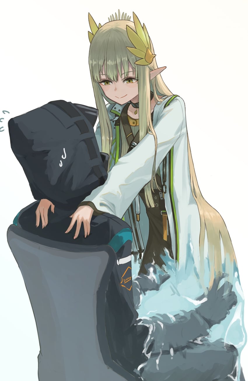 doctor and muelsyse (arknights) drawn by izumo_(ton_63)