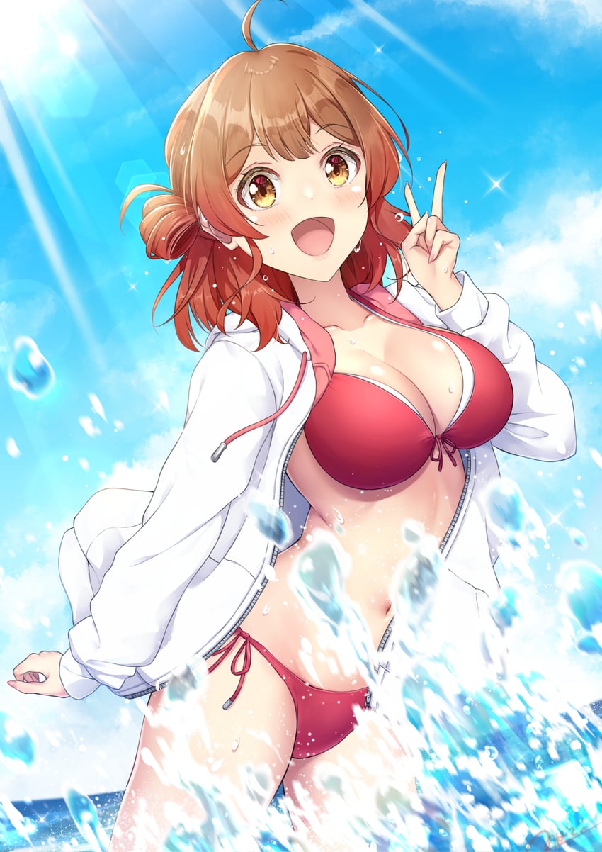 hanami ume (idolmaster and 1 more) drawn by novady