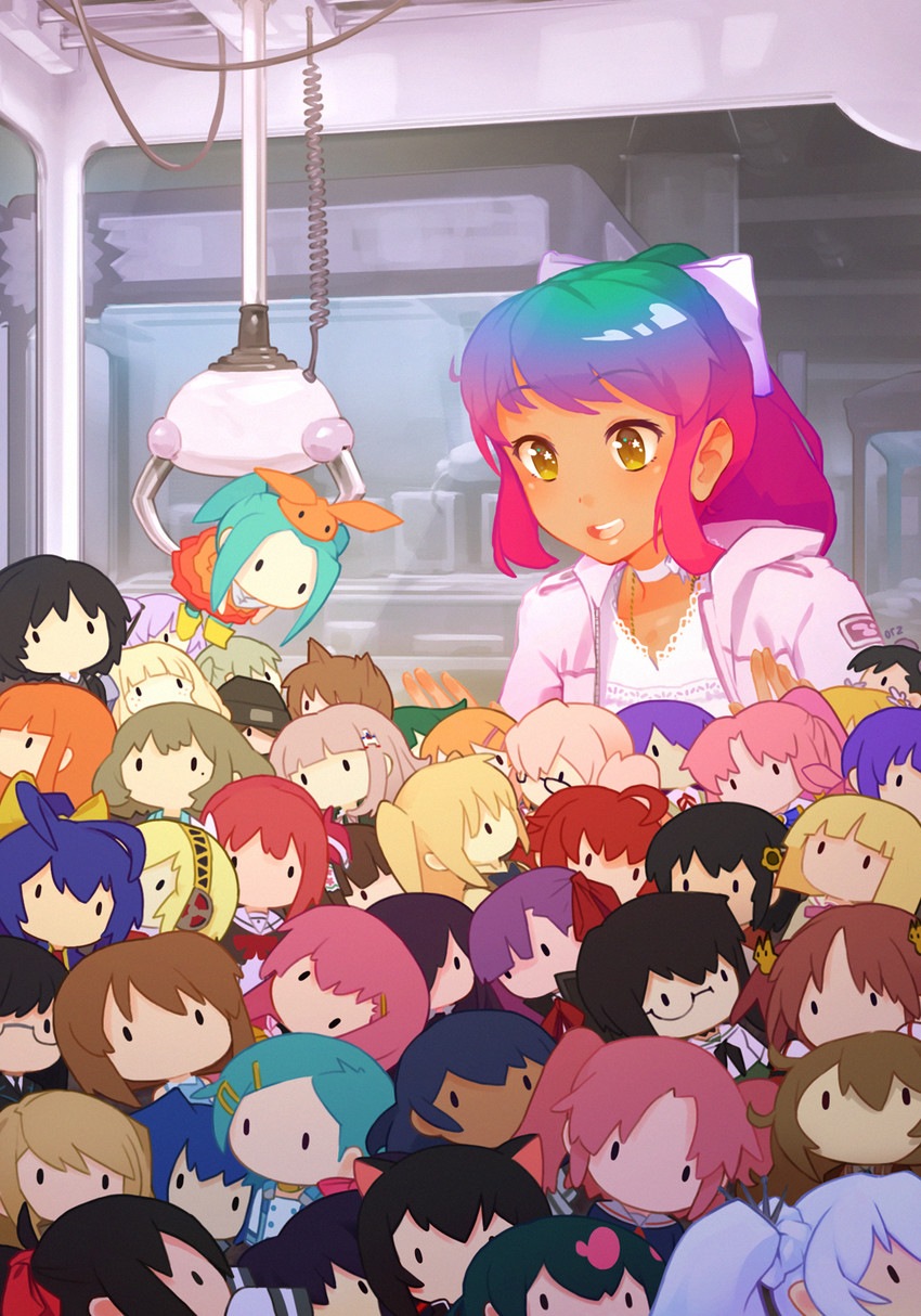 nanami chiaki, chun-li, bb, takagaki kaede, holo, and 40 more (fate and 52 more) drawn by orz_(orz57)