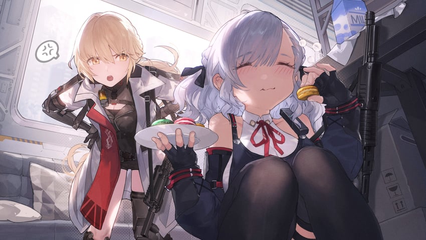 ots-14, spas-12, groza, and sabrina (girls' frontline and 1 more) drawn by algae_(5455454541)