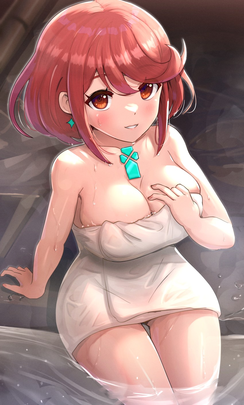 pyra (xenoblade chronicles and 1 more) drawn by gonzarez