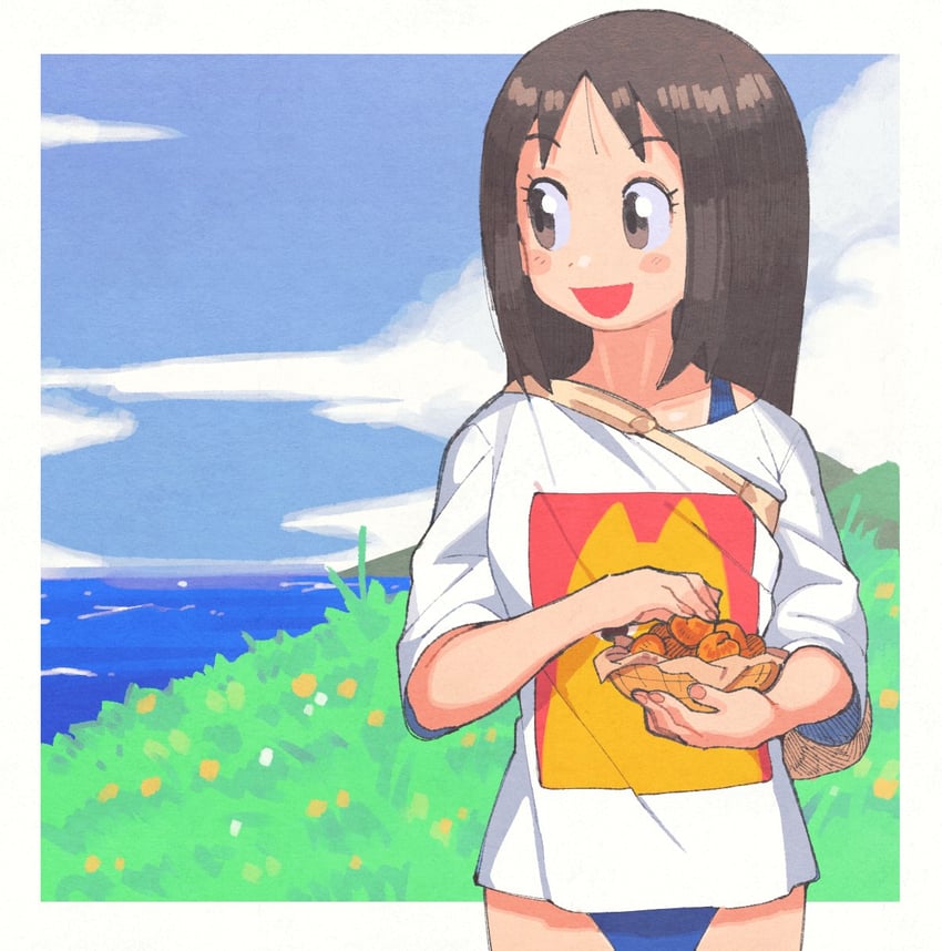 kasuga ayumu and mihama chiyo's father (azumanga daioh) drawn by inkerton-kun