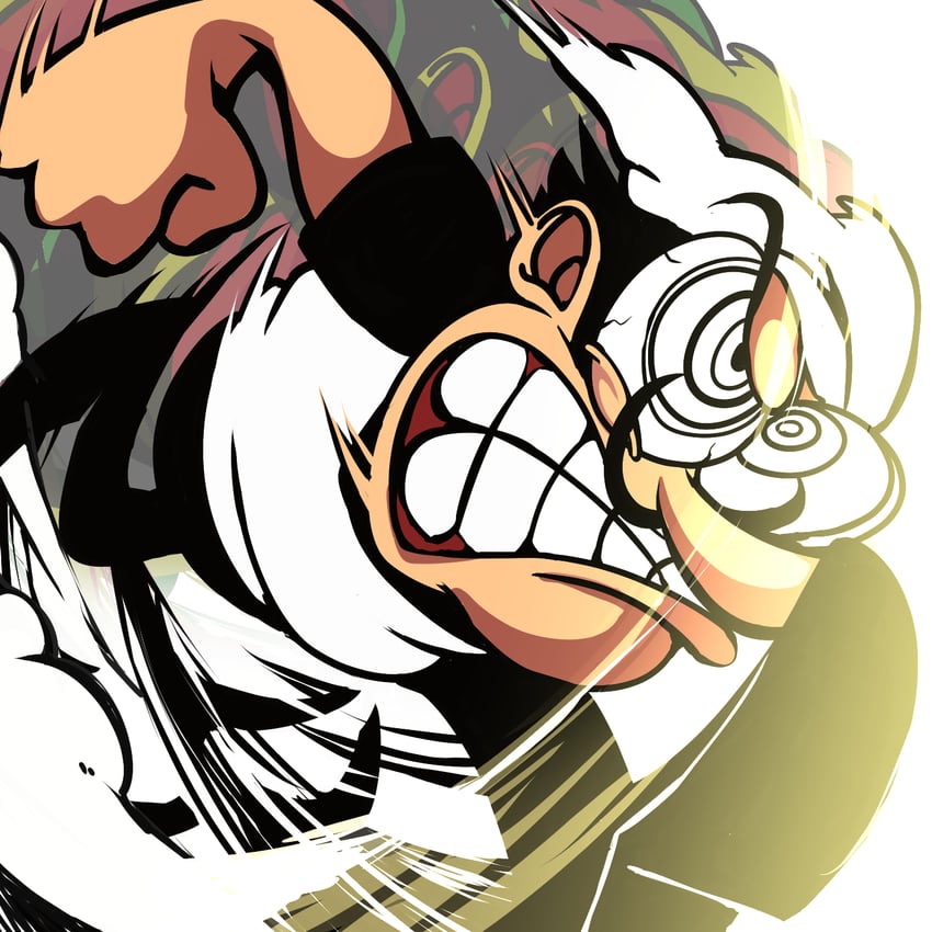 peppino spaghetti (pizza tower) drawn by gokuu_(acoloredpencil)