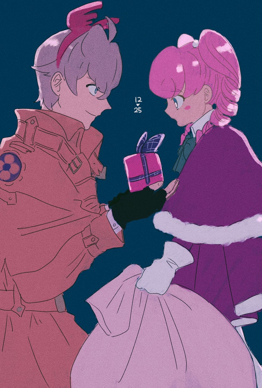 herlock sholmes and iris wilson (ace attorney and 1 more) drawn by du_u5p