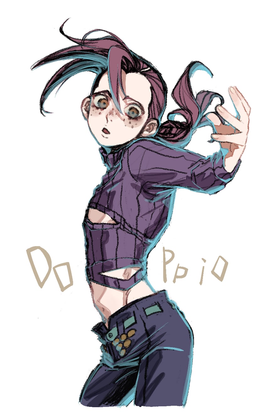 vinegar doppio (jojo no kimyou na bouken and 1 more) drawn by sen_(aypj8447)