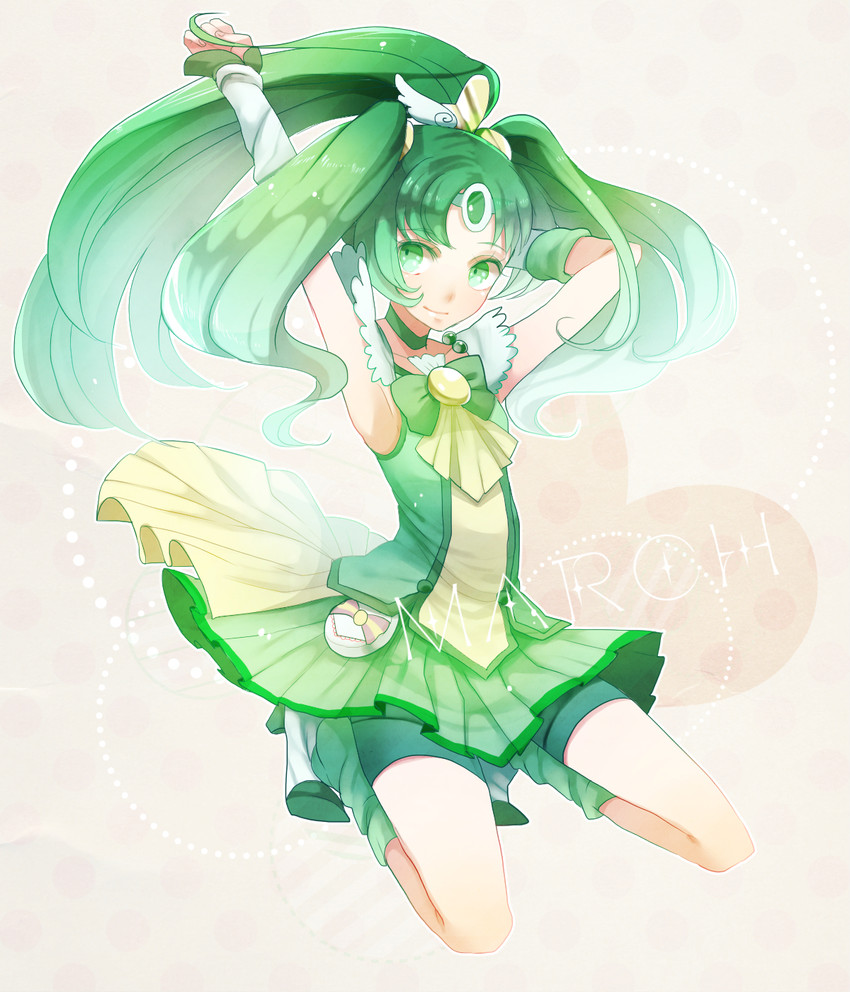 midorikawa nao and cure march (precure and 1 more) drawn by nizakana_takaharu
