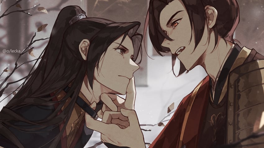 mu qing and feng xin (tianguan cifu) drawn by o/lecka