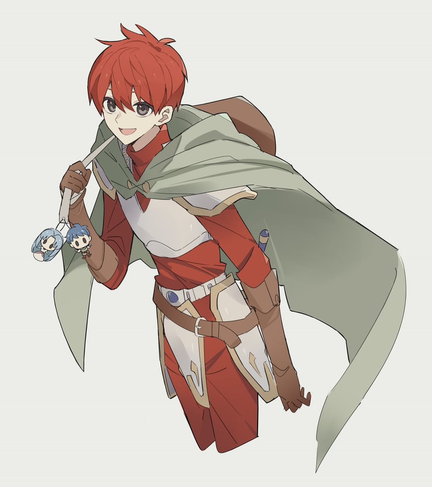 adol christin, feena, and dogi (ys and 1 more) drawn by george_man