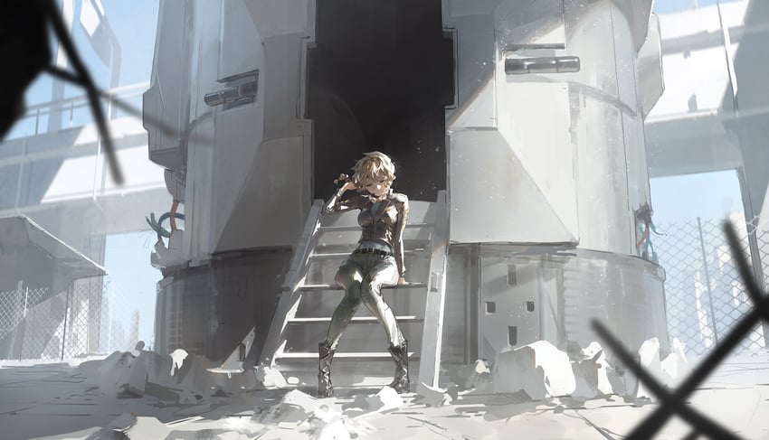 amane suzuha (science adventure and 2 more) drawn by dino_(dinoartforame)