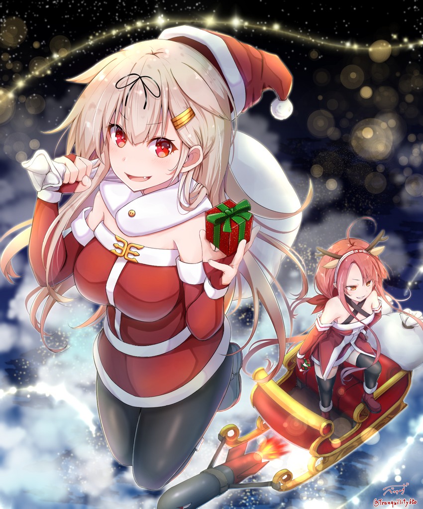 yuudachi, yuudachi kai ni, and kawakaze (kantai collection) drawn by baileys_(tranquillity650)