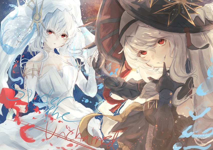 specter and specter the unchained (arknights and 1 more) drawn by tsunehako