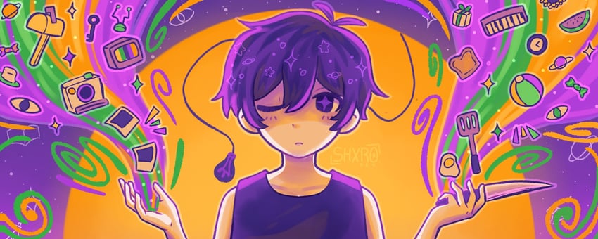 omori (omori) drawn by shxro524