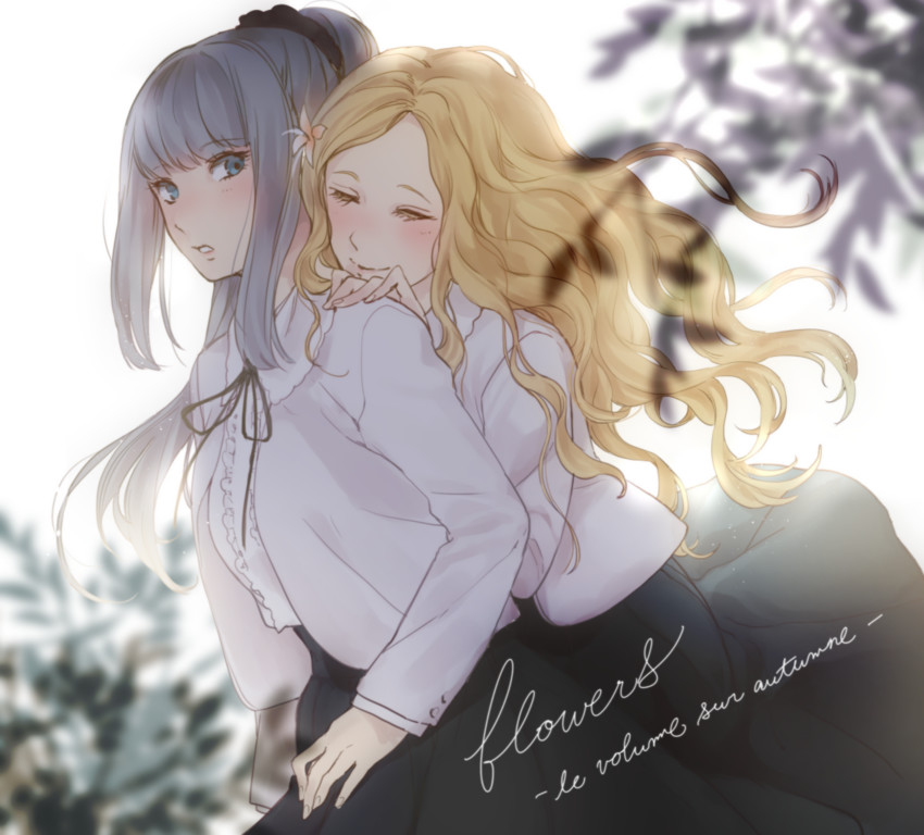 yatsushiro yuzuriha and komikado nerine (flowers) drawn by chiyo_(min0yoko)