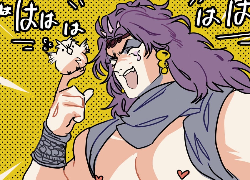 joseph joestar and kars (jojo no kimyou na bouken and 1 more) drawn by jonya