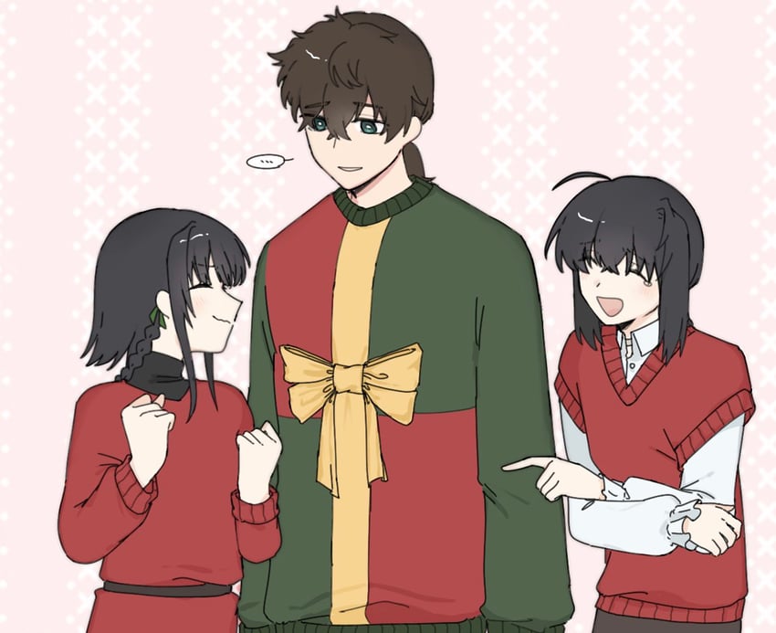 yamato takeru, miyamoto iori, and ogasawara kaya (fate and 1 more) drawn by eatenchococake