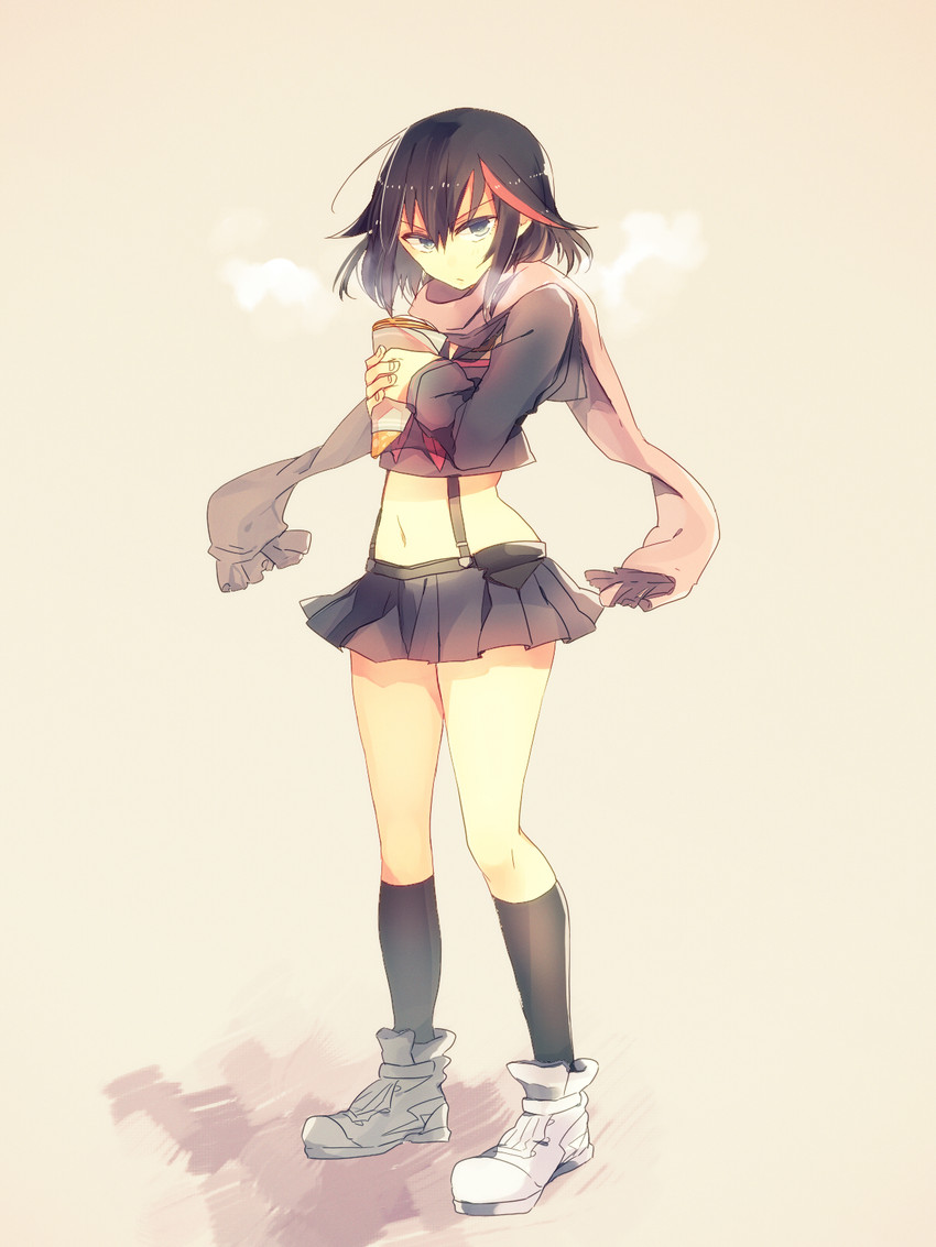 matoi ryuuko and senketsu (kill la kill) drawn by anko_(kirikiri)
