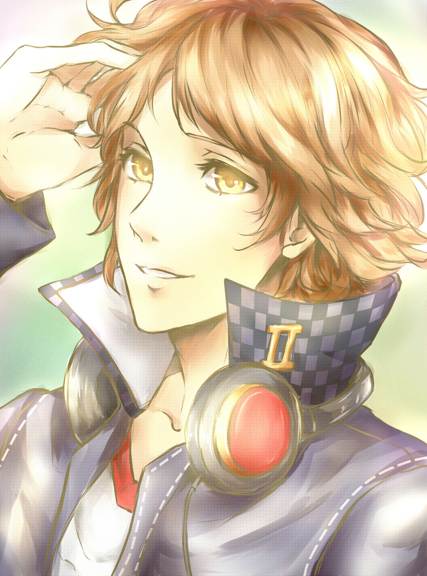 hanamura yousuke (persona and 1 more) drawn by ggradfox