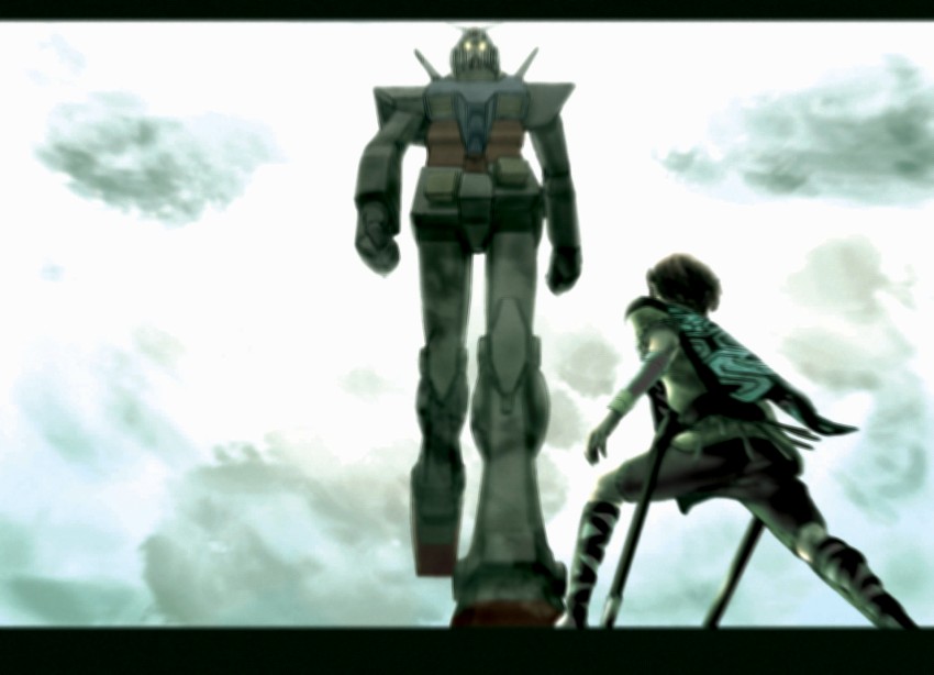 rx-78-2 gundam and wander (gundam and 2 more) drawn by rico_(maikubakaa)