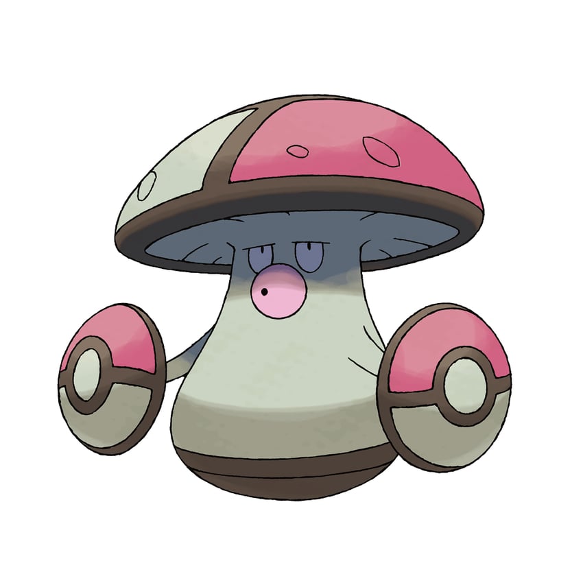 amoonguss (pokemon and 1 more) drawn by sugimori_ken
