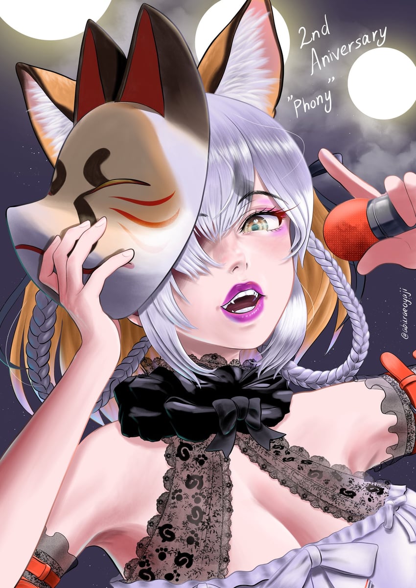 island fox (kemono friends and 1 more) drawn by aburaeoyaji