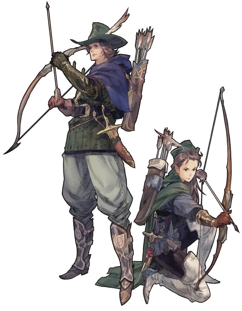 archer (tactics ogre) drawn by masao_tsubasa and yoshida_akihiko