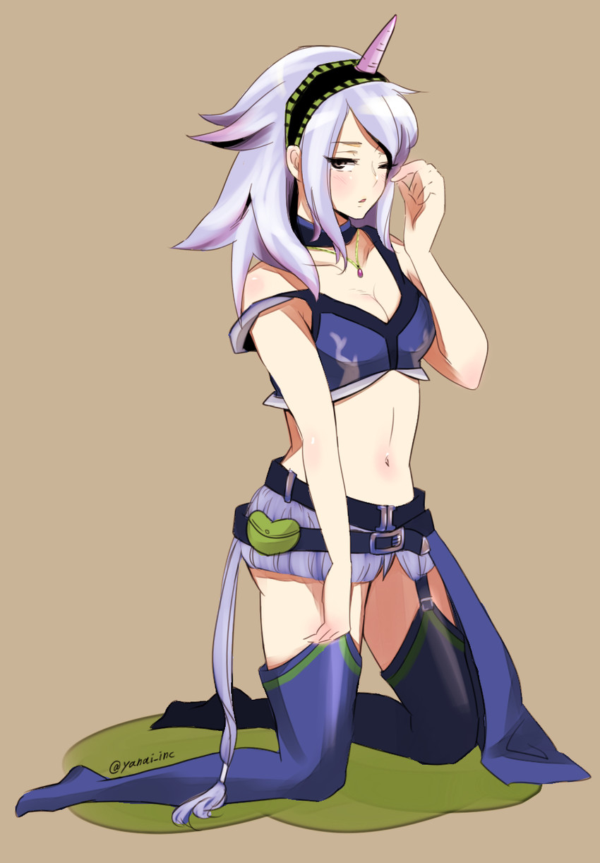 monster hunter (monster hunter and 1 more) drawn by yanai_(ynich)