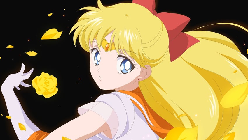aino minako and sailor venus (bishoujo senshi sailor moon and 1 more) drawn by honeymoonpetal