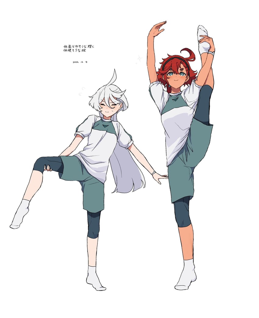 suletta mercury and miorine rembran (gundam and 1 more) drawn by takatisakana