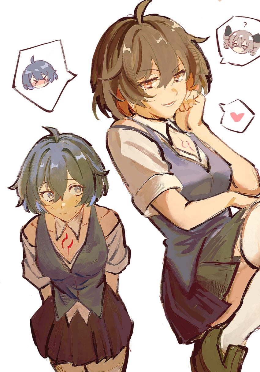 bronya zaychik, seele vollerei, and seele (honkai and 1 more) drawn by elan_ouo