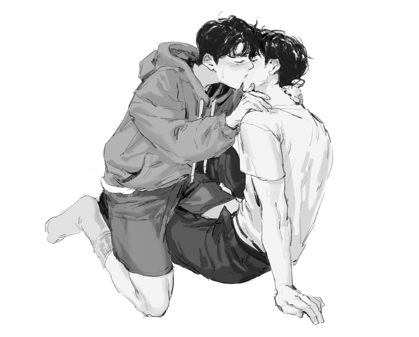sung han-bin and zhang hao (real life and 1 more) drawn by haotmeal