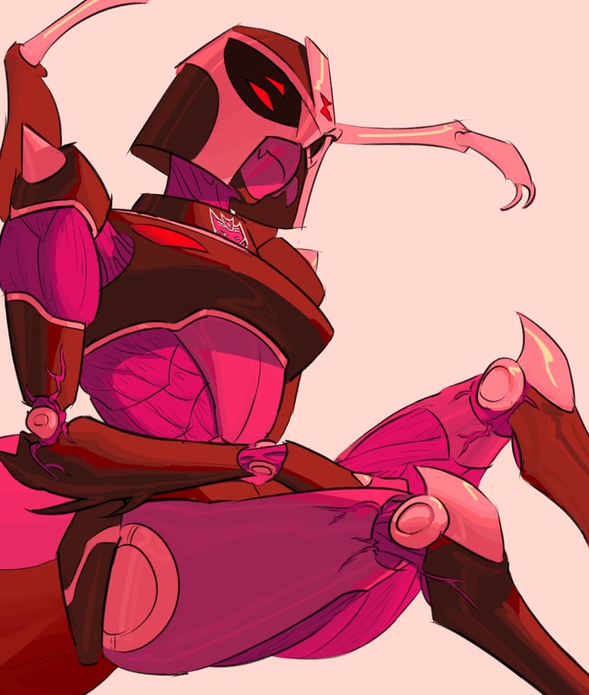 blackarachnia (transformers and 1 more) drawn by ebirdwatching